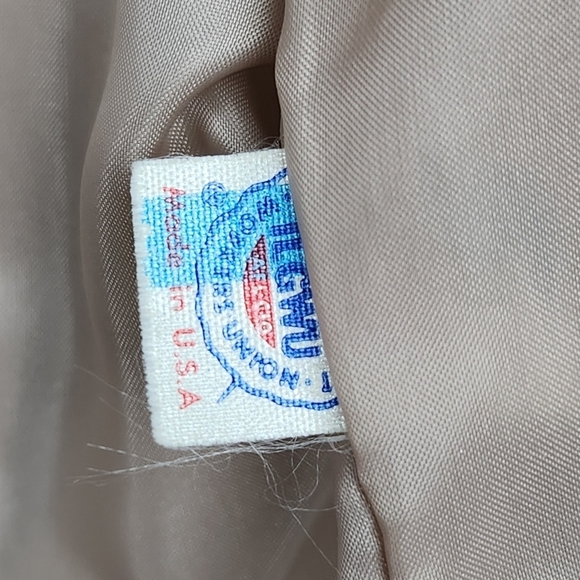 Lilli Ann Adolph Schuman Vintage Ultra Suede Blazer Jacket Women's Size Small - Picture 12 of 12